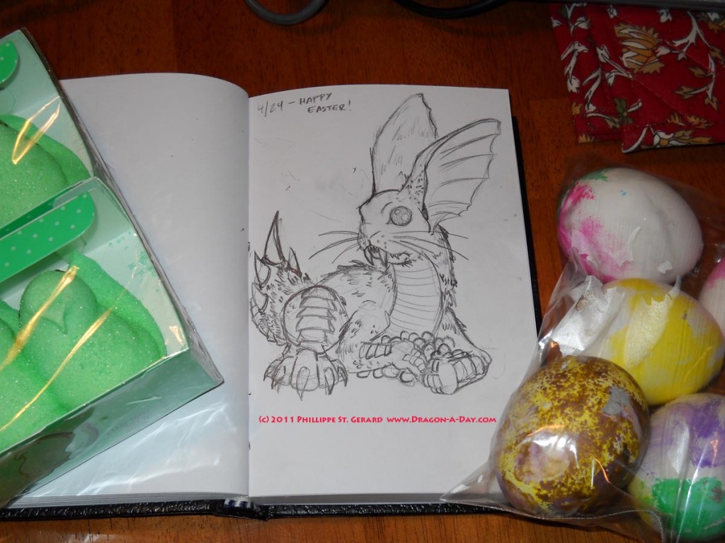 Easter Bunny Dragon hunts you.