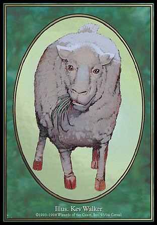 Sheep Token by Kev Walker is © WotC
